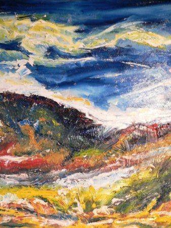 pjesaz ulje na kartonu 2008borislav jankovic dim70